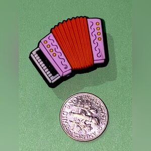 (10 for $15) Musical Instruments Purple Accordion Crocs Shoes Charms